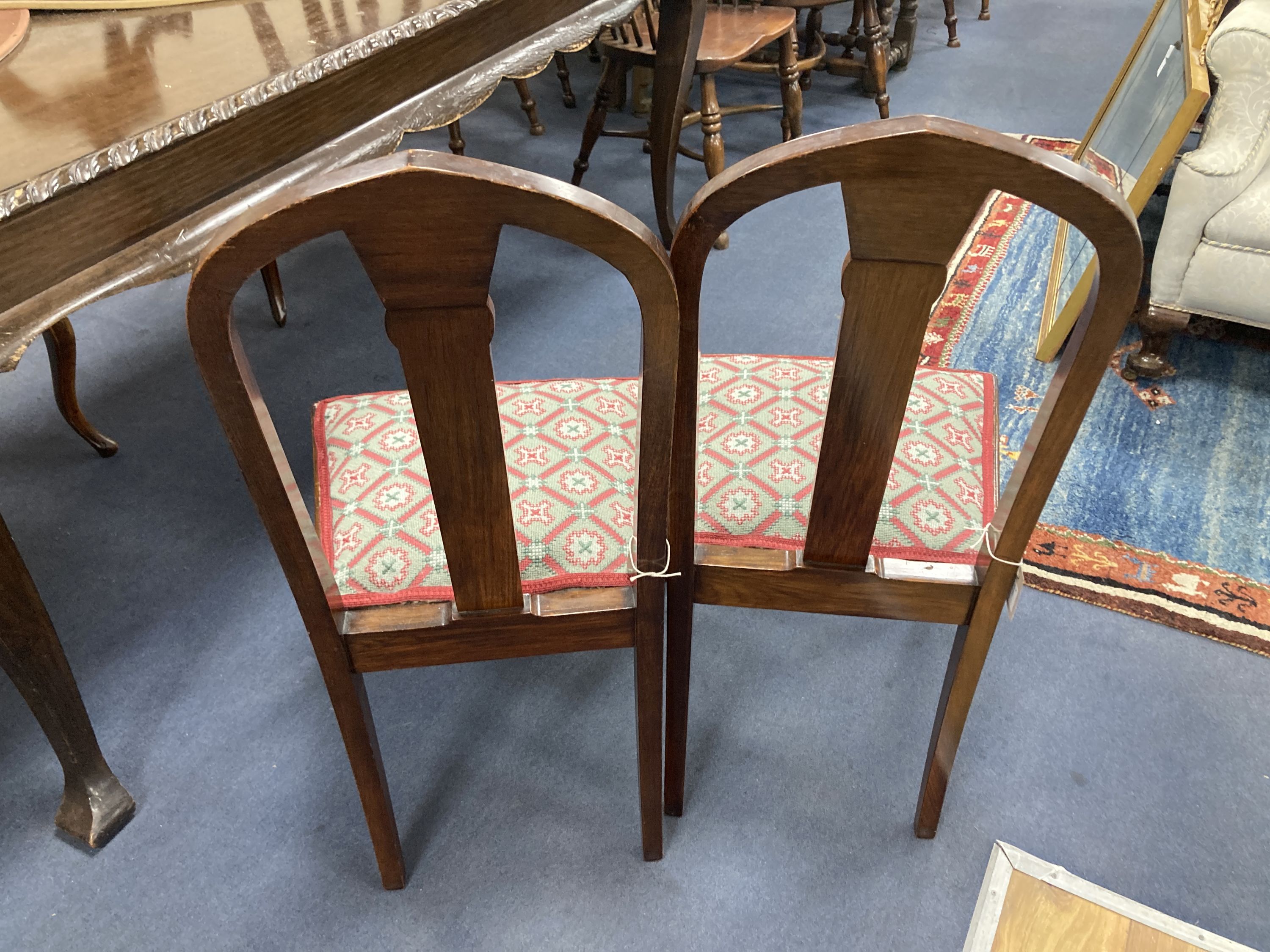 A pair of Art Deco dining chairs